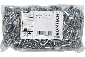 MASIDEF: MEMBER OF THE WÜRTH GROUP Chaîne génoise prédécoupée diamètre 5 mm en acier galvanisé 5 m