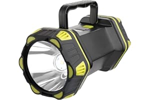 VINTONEY Rechargeable LED Camping Lantern, 1200 Lumen LED Torch, Multi-Functional Camping Light, 4800mAh Power Bank, Waterproof Outdoor Searchlight, High Power Beam Flashlight, 8 Modes CREE LED Light