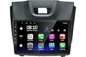 EZoneTronics Android 10.1 para Isuzu D-MAX 2012-2018, MU-X 2013-2017 Radio de Coche Estéreo Pantalla táctil capacitiva de 9 Pulgadas Navegación GPS de BT USB WiFi Am FM RDS Player 2G RAM + 32G ROM