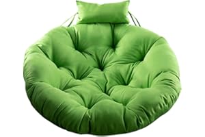 biteatey Hanging Relax Chair Pads, Thicken Swing Chair Egg Seat Cushion Wicker Rattan Hanging Chair Cushion Swing Seat Pad Thick Nest Hanging Basket Seat Pad For For Indoor, Outdoor