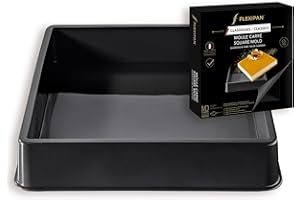 SILPAT Flexipan Moule Carré – Gateau, Quiche, Lasagne - Plat Four Cuisine, Accessoire Patisserie - Cuisson Parfaite, Démoulage Facile - Haute Résistance - Recettes Froides, Chaudes - Polyvalent