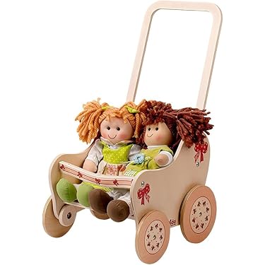 Poussette Poupée Avec Accessoires - Berceau, Balançoire, Chaise Haute - Jeu De Rôle Pour Enfants