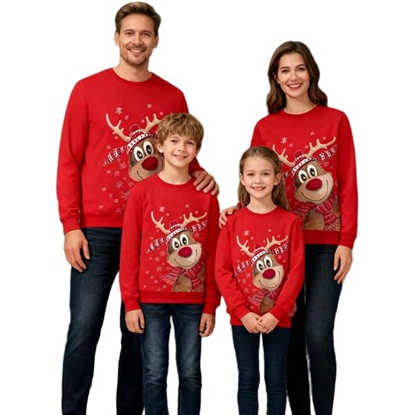 Weihnachtspyjama Familie Set, Weihnachten Familie O Produktbild-Vorschau 8