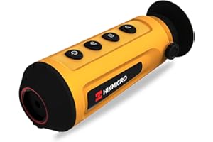 HIKMICRO BE07 Monocolo per immagini termiche con risoluzione IR 256 x 192, Monocolo termico dedicato per distanze brevi, la caccia e la sorveglianza.Termico leggero 25 Hz