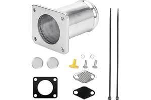 Hugwish Kit Suppression Vanne Egr Pour M47, M47N, M57, M47N2, M67, M47R Tuyau De Rechange Pour Valve Egr Pour E46 E39 E53 E83 E38 E65, Applicable Aux Véhicules Diesel