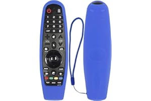 YiBiChin Ochronny pokrowiec na pilota zdalnego sterowania pasuje do LG Smart TV Remote AKB75855501 AN-MR20GA AN-MR18BA MR19BA MR600 MR650, silikonowe etui na pilot przyjazny dla dzieci, zapobiegający