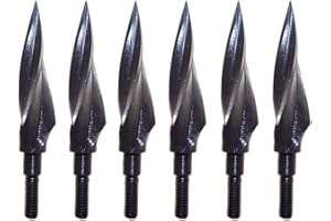 SHARROW 12pcs Archery Broadheads Hunting Arrow Tips 150 Grain Arrowheads for Bow Hunting Carbon Arrows