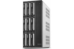 TERRAMASTER T9-500 Pro NAS Almacenamiento - 9 Bahías, CPU Core i7 1255U 10 Núcleos y 12 Hilos, 16GB DDR5, Puertos Duales 10GbE, Almacenamiento Conectado a la Red de Máximo Rendimiento para Empresas