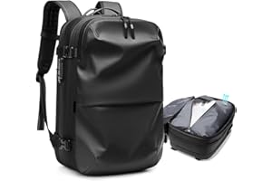 Berisyios Airbag plecak próżniowy, 60 l, próżniowy plecak podróżny do samolotu z kieszenią na laptopa