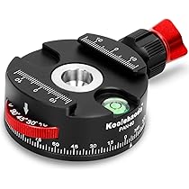 Placa Nodal Liberación Rápida Para Fotografía - Compatible Arca-Swiss, Riel 240 Mm, Nivel Burbuja