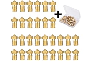 LTBL Lot de 30 buses d'extrudeuse 0,2 mm pour imprimante 3D V5 V6