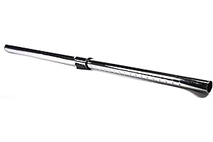 Sanfor 17088 Estensibile Inossidabile | Tubo telescopico Dritto da 35 mm | Universale per la Maggior Parte delle Marche e Modelli di aspirapolvere | Acciaio/Argento