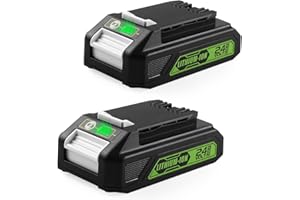 XNJTG 2 sztuki akumulatorów 3,5 Ah do Greenworks 24 V litowo-jonowy akumulator zapasowy G24B2 G24B4 kompatybilny z narzędziami akumulatorowymi Greenworks 24 V