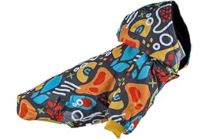 IZOCOOL - Chaqueta para perros Tasarim, abrigo impermeable para perros, chaqueta reflectante para climas fríos con forro polar suave, abrigo cálido para perros, para interior y exterior, camping,