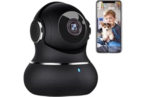 Little elf Überwachungskamera, Litokam 2K Babyphone mit Kamera mit Bewegungserkennung, Kamera Überwachung Innen mit Nachtsich