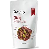 Devlip Olgun Hasat (Kırmızı) &Ccedil;iğ İ&ccedil; Antep Fıstığı, 250 GR, Kilitli (A&ccedil;-Kapa) Ambalaj, Vegan