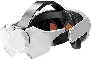 GEEKERA Head Strap for Meta Quest 3, Adjustable Elite Strap Replacement for Meta/Oculus Quest 3,Lightweight Upgraded Comfort VR Headset Strap Accessories Reduce Head Pressure with Silicone Eye Mask