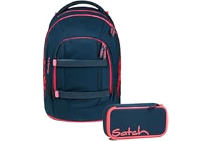 Satch Pack Schulrucksack Set 2tlg. mit Schlamperbox