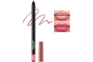 Qwesure Xixi Crayon contour des lèvres mat durable imperméable non adhésif Hooked Lip Pencil Réduit les ridules Non Collantes Stylo à lèvres