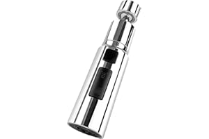 PLAGUFAS Kitchen Tap Spray Head 360° Swivel Spout FM22M24 Kitchen Sink Tap Spray Attachment Head with 3 Modes,Tap Extender for Kitchen Sink Replacement Faucet Booster Filter,Tap Aerator Tap Adapter Accessories
