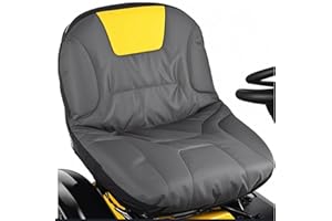 BEADCHICA Riding Mower Seat Cover Compatible with Husqvarna,Cub Cadet,John Deere,Craftsman,Kubota, Lawn Tractor Seat Cover(Medium)