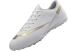 AOWENDI Football Boots Men's Breathable Turf Trainers Outdoor Cleats Professional Athletics Sneakers Teens Wear-Resistence Soccer Shoes Non-Slip Unisex
