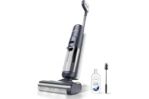 Tineco FLOOR ONE S5 Smart Cordless Wet-Dry Vacuum Cleaner and Mop for Hard Floors, Digital Display, Long Run Time, Great for Sticky Messes and Pet Hair, Space-Saving Design