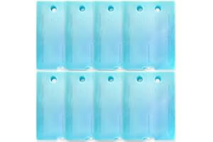 ICEY-TEK THE NEXT GENERATION Icey-Tek - Large Gel Ice Packs - Reusable Cooler Packs + Commercial Grade Cooling Solution for Cool Boxes and Cooler Bags - Freezer Packs - Pack of 8