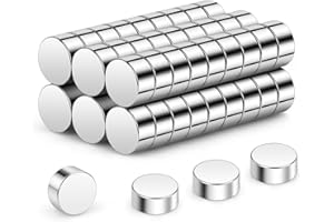 Wukong N45 Mini imanes fuertes, 4 x 2 mm, 60 unidades, imanes de neodimio, pequeños pero fuertes, para frigorífico, oficina, impresora 3D, modelo y proyecto de bricolaje