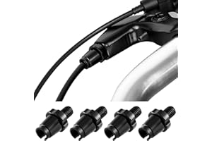 QOMJUFA 10 Pièces M7 Vis de Réglage du Levier de Frein de Vélo, Levier de Frein Réglage Vis, Levier de Frein Poignée de Baril Vis de Fixation en Alliage d'aluminium, pour Vélo Route VTT