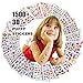 Produktbild Renook Aufkleber für Kinder 1500+, 20 Verschiedene Blätter, 3D geschwollene Aufkleber, Scrapbooking, Bullet Zeitschriften, Aufkleber für Erwachsene, einschließlich Tiere