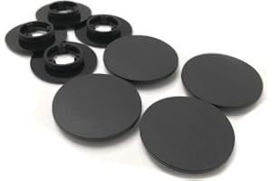 Dörrmattor fästklämmor för Nissan Renault personbil universal tryckknappshållare clips, svart, set om 4
