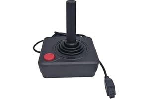 Ruitroliker Retro Controller Gamepad Joystick for Atari 2600 System Console Black