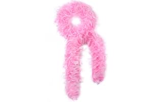 Larryhot boa Feather – 1,8 m – plumes de dinde, fabriquées à la main en plumes pures pour les fêtes, Noël, mariages, tables centrales, costumes, concerts et décoration d’intérieur