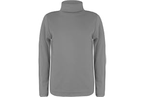 RAGEIT Lotmart Infantil Cuello Vuelto Manga Larga Llano Top Básico Niña Niño Camiseta Polo Suéter