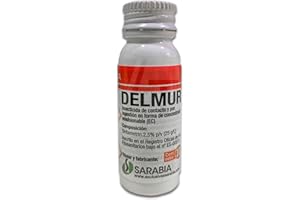 Insecticida DELMUR contra Pulgón, Orugas y otros Insectos MUY EFICAZ | Deltametrina 2,5% | Envase 10 ml para 15 litros de agua | Muy eficaz en Pulgones y Orugas de tus plantas | Nexum Market
