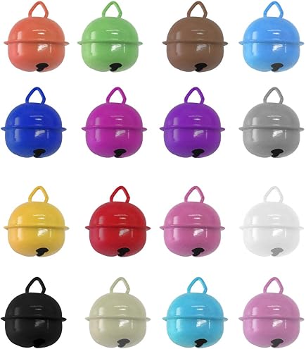 Grelots Colorés Pour Collier Chien/chat – Lot De 10, Fermoir Sécurisé, Acier Inoxydable, Pour Localiser Son Animal