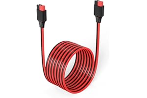 ELFCULB Anderson Verlängerungskabel 12AWG Anderson Kabel 45A Anderson Stecker für Powerstation Solargenerator(6M)