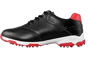 PGM Chaussures de Golf Imperméables Anti-dérapantes avec des Crampons pour Les Hommes