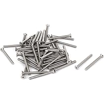 Lot De 60 Vis M2.5x20mm à Tête Phillips Cylindrique - Pour Métal, Bricolage, Assemblage - Marque Uxcell