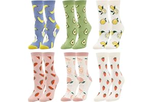 BISOUSOX Chaussettes Drôles Chaussettes Femmes Fantaisie Amusantes Chaussettes en Coton Colorées Femmes Cadeau Confortable et Respirant pour Petite Amie（multicolore,36-39.5）