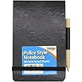 Tiger police style elastic notebook pad with pencil