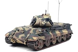 TECKEEN 1:72 Legierung WWII Deutscher Tiger lI Hutgen Wald 1945 Panzer Militär Panzer Modell Simulation Kämpfer Panzer Militärwissenschaft Ausstellung Modell