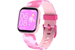 DIGEEHOT Fitness Tracker per Bambini, Smartwatch Impermeabile IP68, Cardiofrequenzimetro, Monitor del Sonno, 19 Modalità sportive Orologio con Contapassi, Calorie, Regalo per Bambini