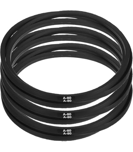 Pack De 3 Courroies Trapézoïdales Classiques 3L470 - 1194 Mm De Long - Parfaites Pour Transmissions Stables Et Durables