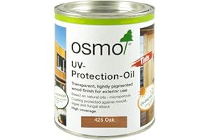 Osmo 425C 0.75 Litre UV Protection Oil with Active Ingredients - Oak