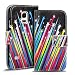 Produktbild Samsung Galaxy S5 Mini Muster Hülle, Conie Mobile Handytasche Bookstyle Schutzhülle Motiv Bilderhülle Wallet Tasche, PU Leder Tasche