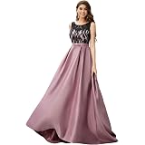VJGOAL Mujer sin Mangas con Cuello en V Corte Imperio con Aberturas de  Cintura Alta Vestido Formal Dividido Vestido de Fiesta de Noche sólido  Vestido Largo : Amazon.es: Ropa