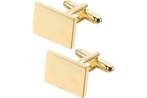 Jonwo Rechteck Glänzend Manschettenknöpfe Herren In Geschenkbox Klassisch Hochzeit Cufflinks Manschettenknöpfe Hemd Tanzparty Ferien Jubiläum Kleid