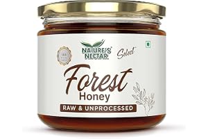 Nature's Nectar Select Forest Honey NMR Tested 100% Pure Raw and Unprocessed Honey 400gm Bottle